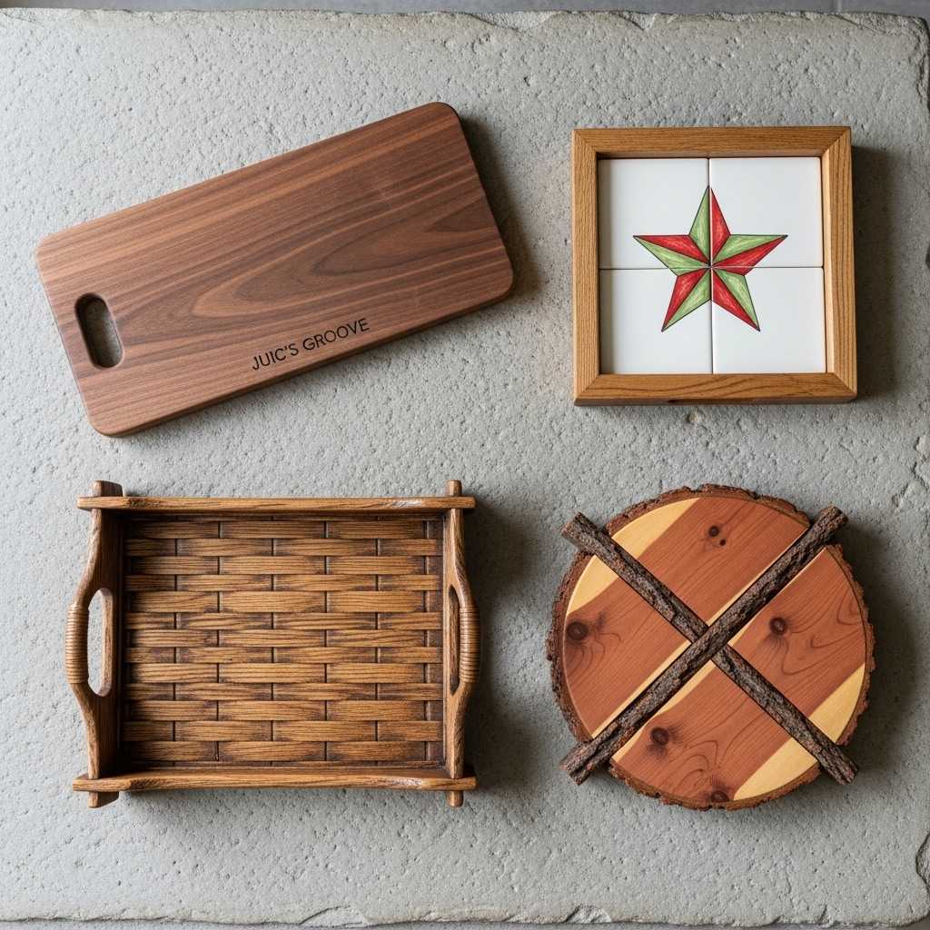 Best Types of Rustic Wood Trays for Holiday Dessert Displays