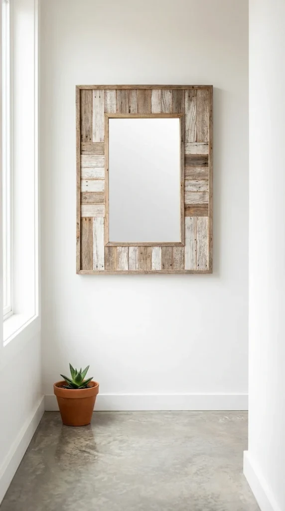 Budget Friendly Rustic Farmhouse Mirror Ideas
