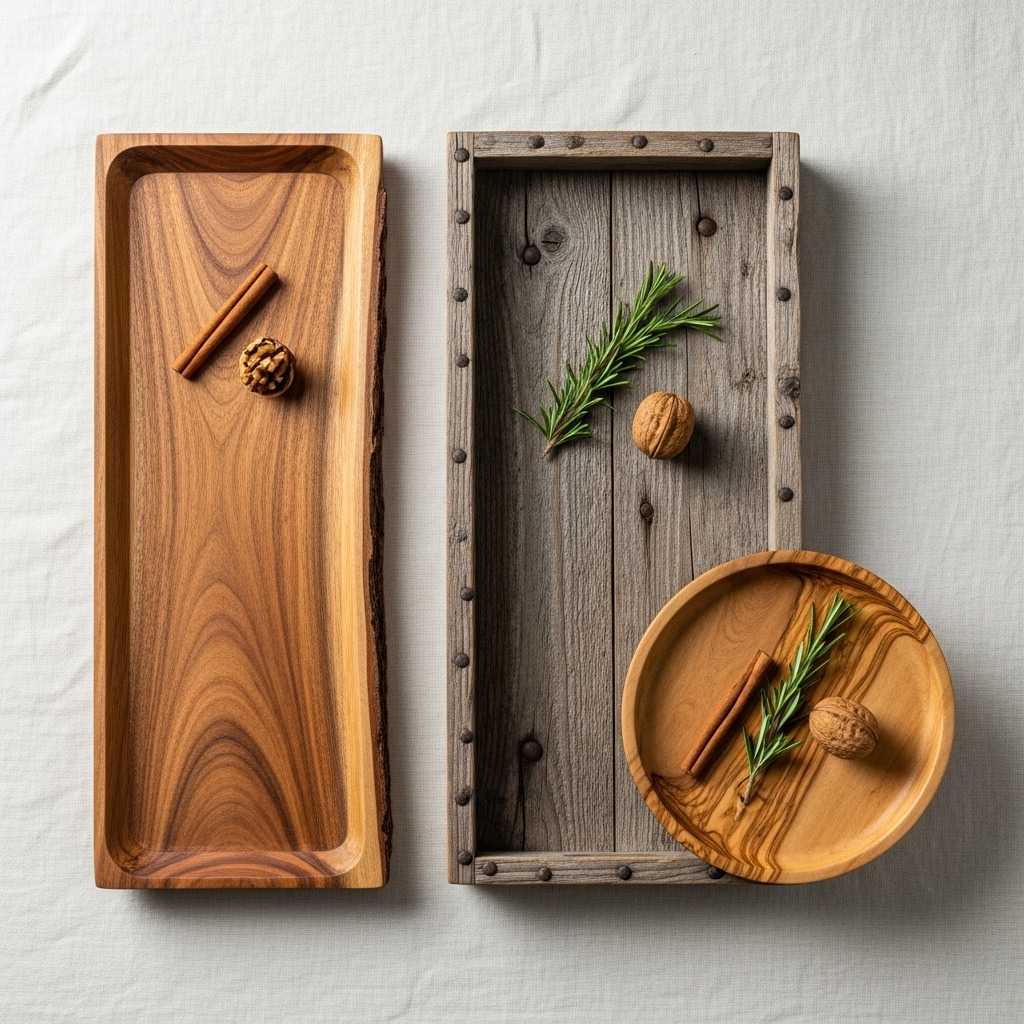 Choosing the Right Rustic Wood Tray for Your Holiday Table