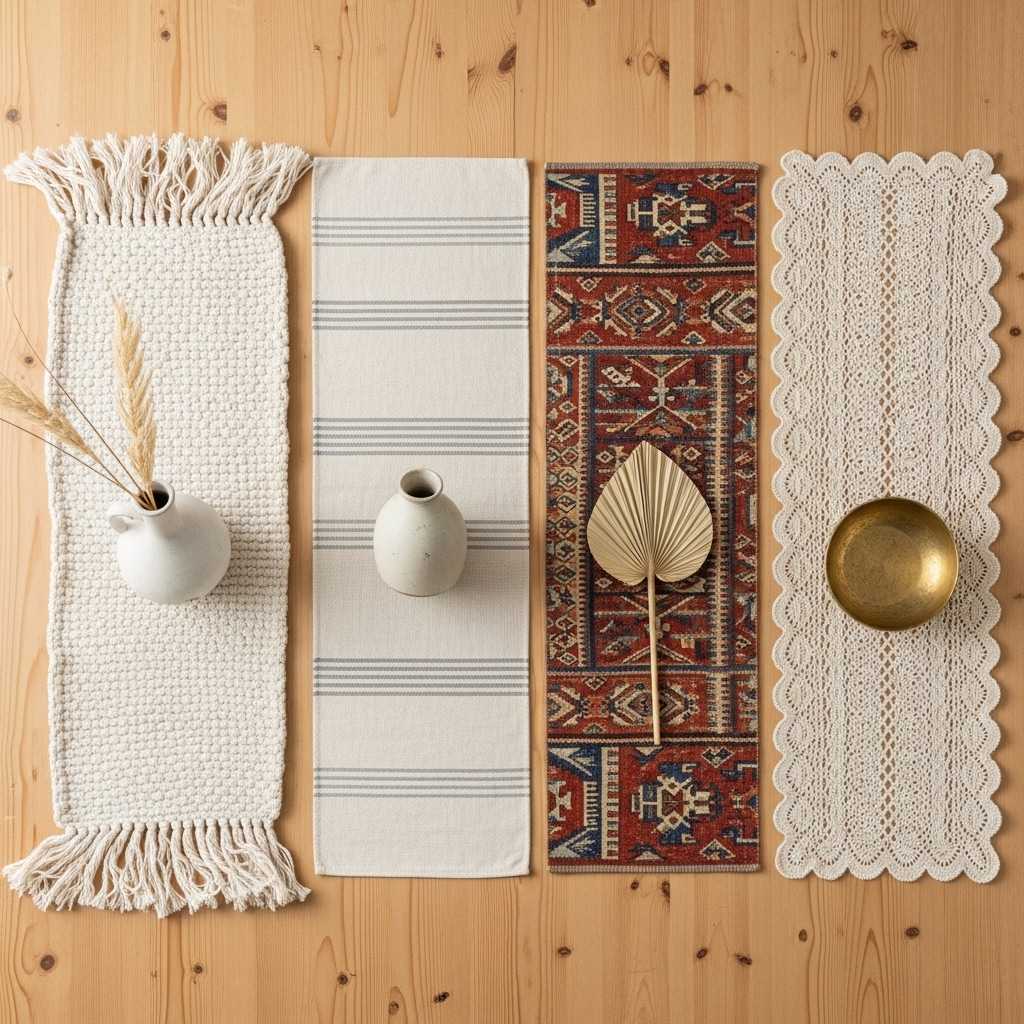 Comparing Popular Boho Table Runner Styles