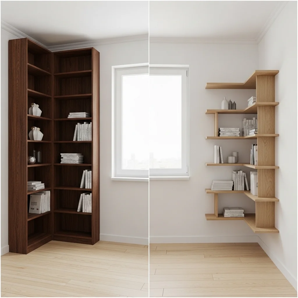 Floating Shelves vs Traditional Shelving Units