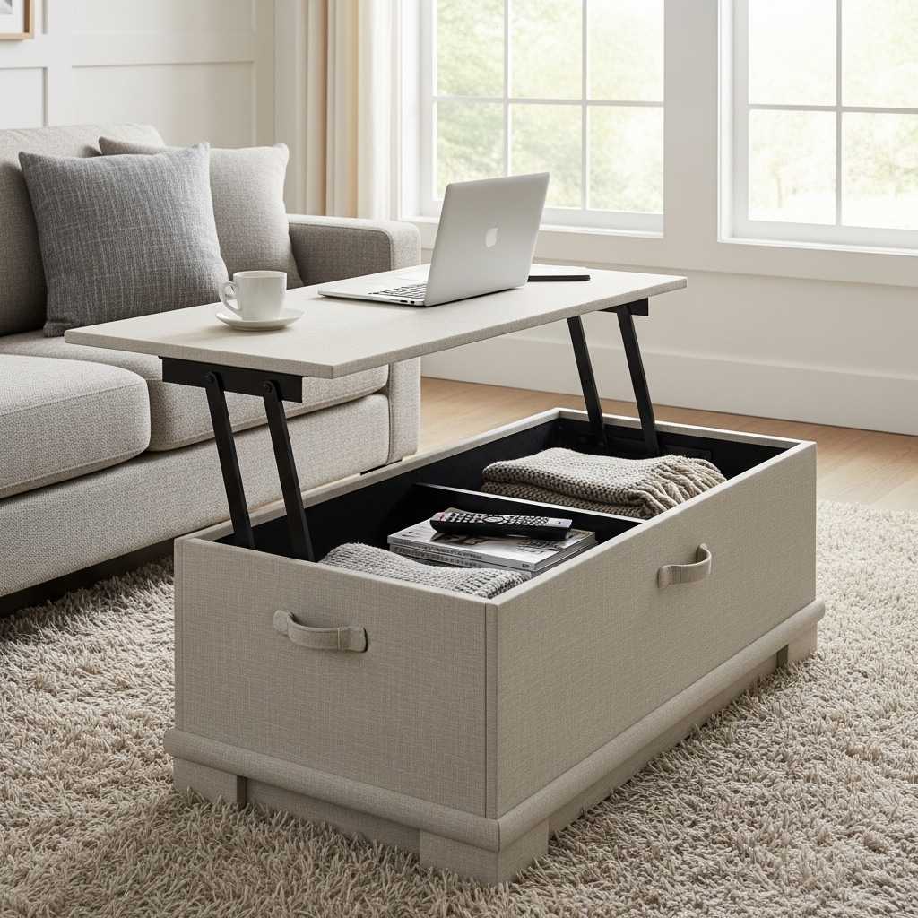 Lift-Top Coffee Tables: Hidden Storage Heroes