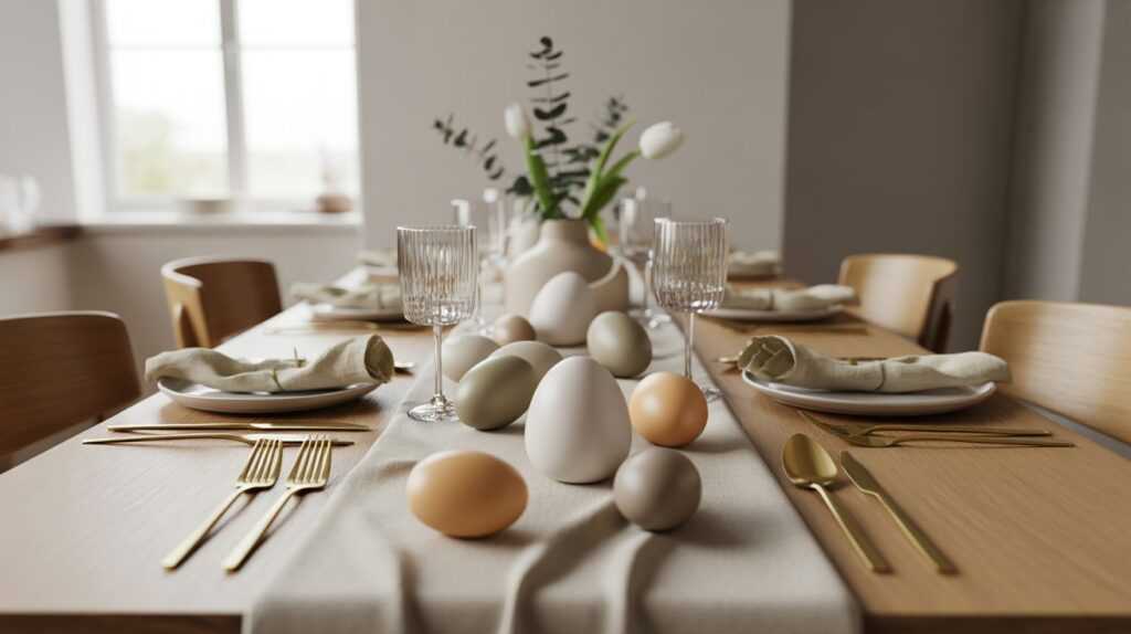Minimalist Easter Candleholders for Soft Spring Decor