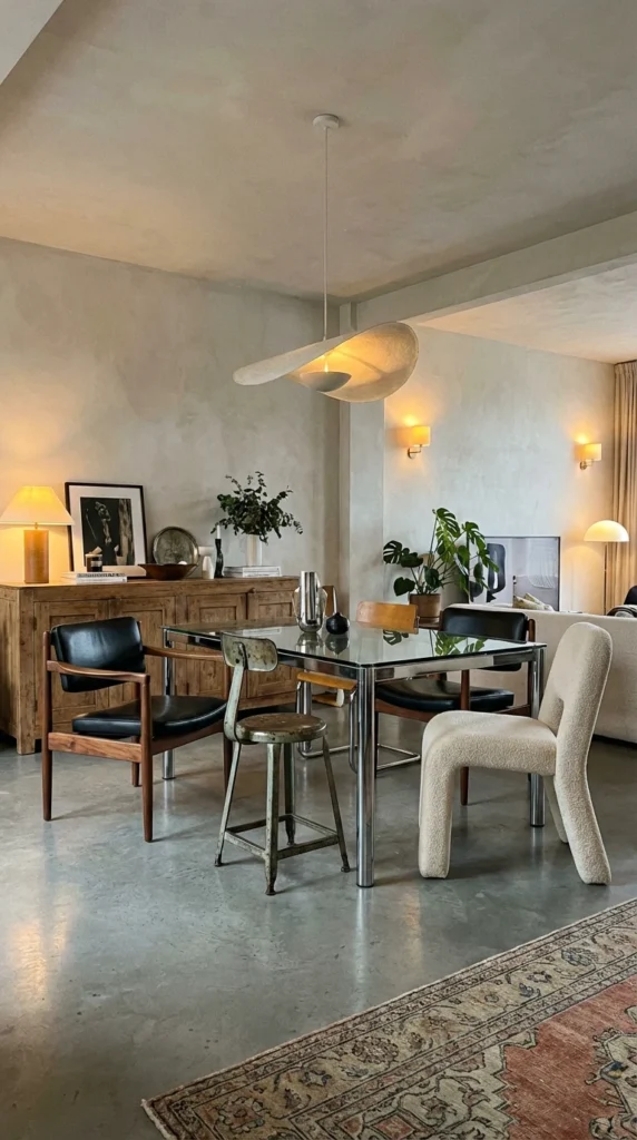 Mixing Mid Century Modern Dining Chairs With Other Styles