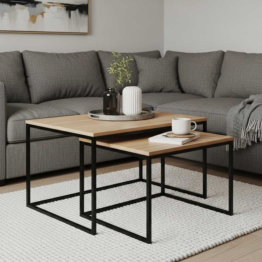 Nesting Coffee Tables: Small Space Genius