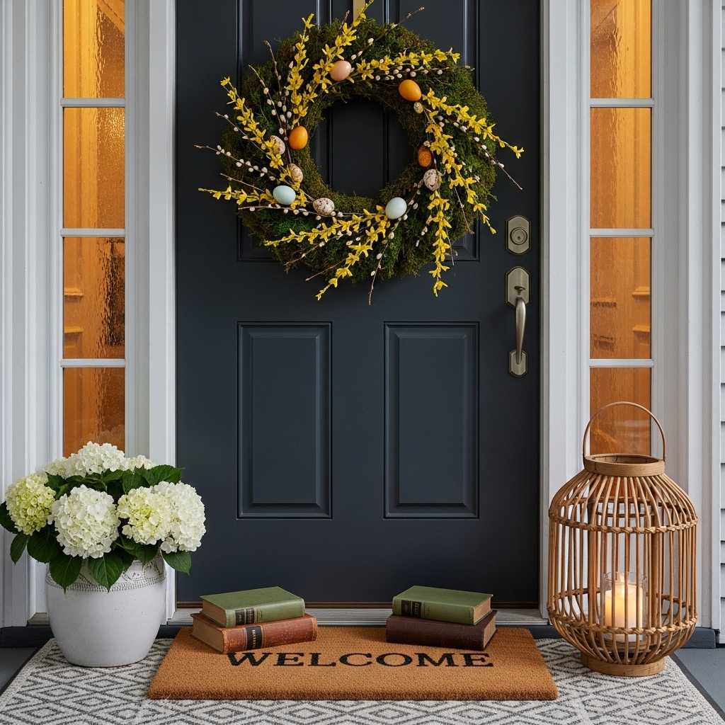 Pairing Your Wreath With Other Spring Decor