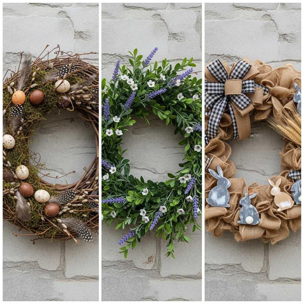 Popular Rustic Easter Wreath Styles