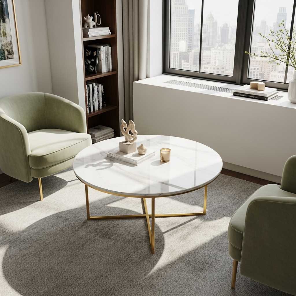Round Coffee Tables: The Secret Weapon for Tight Rooms