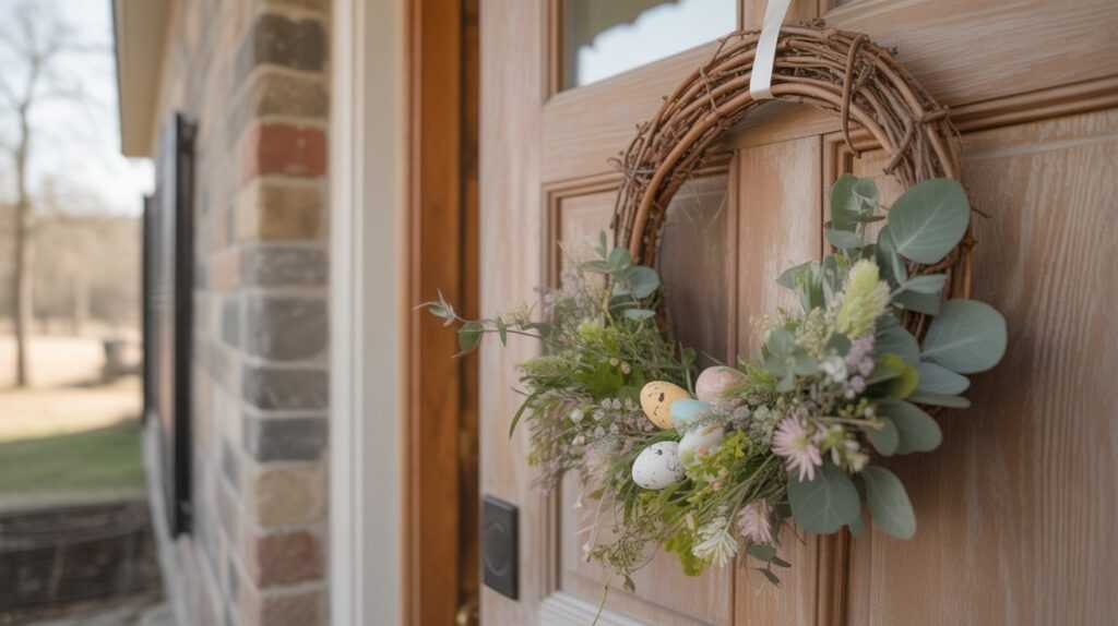 Rustic Easter Wreaths for a Warm Spring Front Door