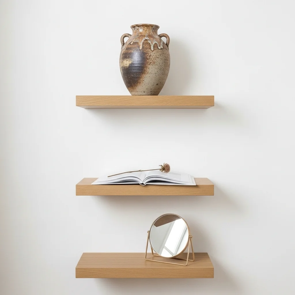 Styling Minimalist Floating Shelves Without Overcrowding