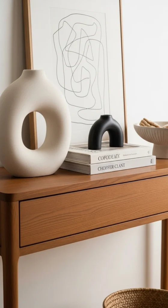 Styling Your Modern Entryway Console Table