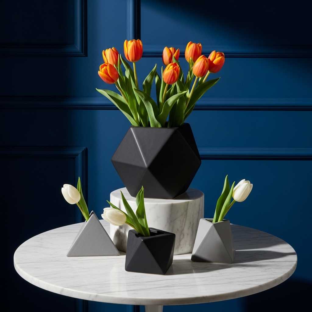 Use Geometric Planters for Bold Style