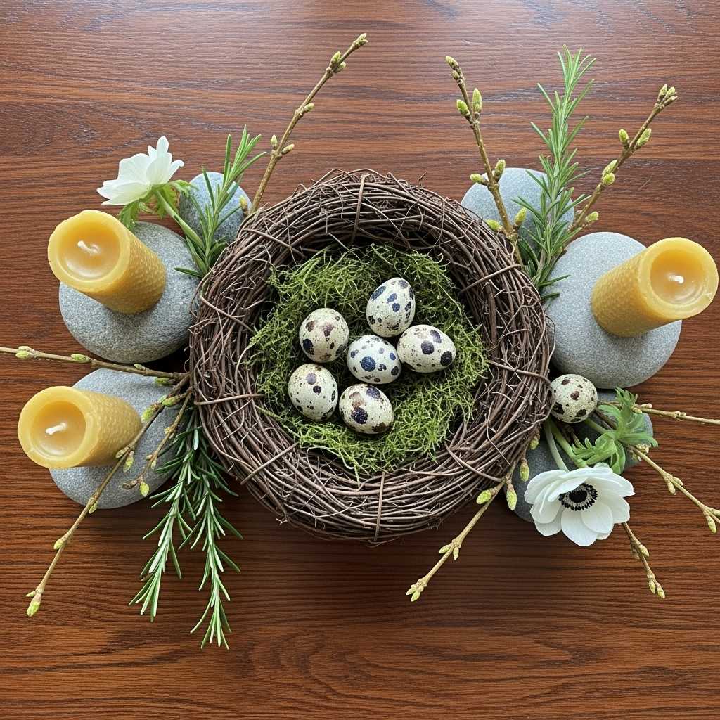 Using Natural Elements for a Traditional Easter Feel