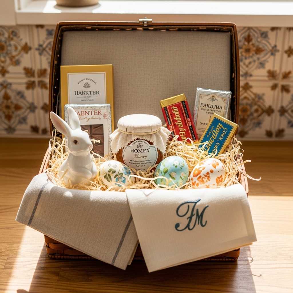 What to Put Inside a Vintage Inspired Easter Basket