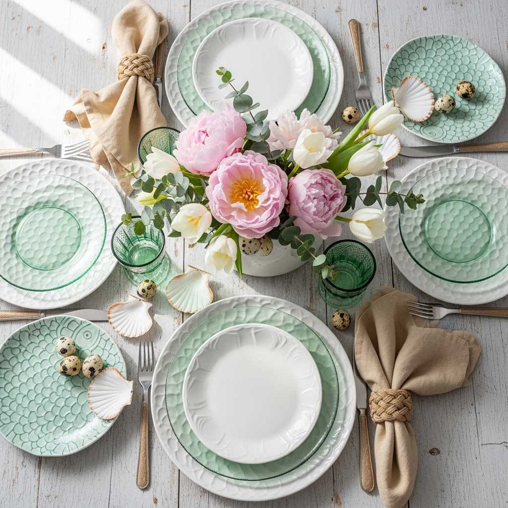 Why Coastal Dinnerware Works So Well for Easter