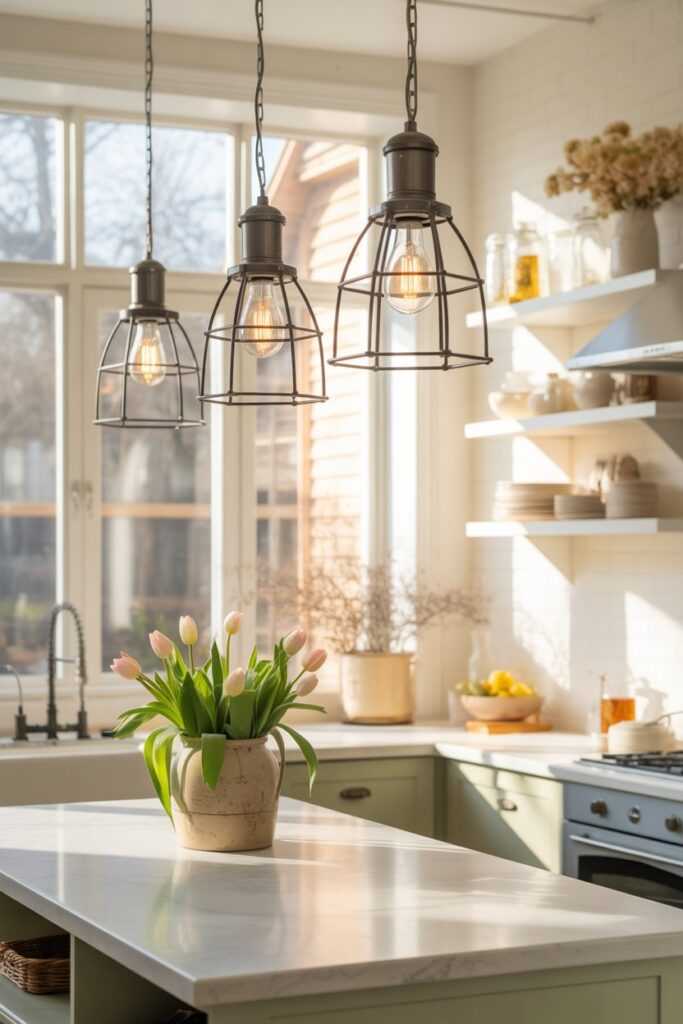 Why Industrial Pendant Lights Work So Well in Spring