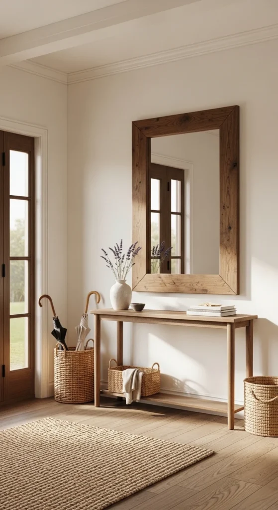 Best Places to Use Wood Framed Farmhouse Wall Mirrors