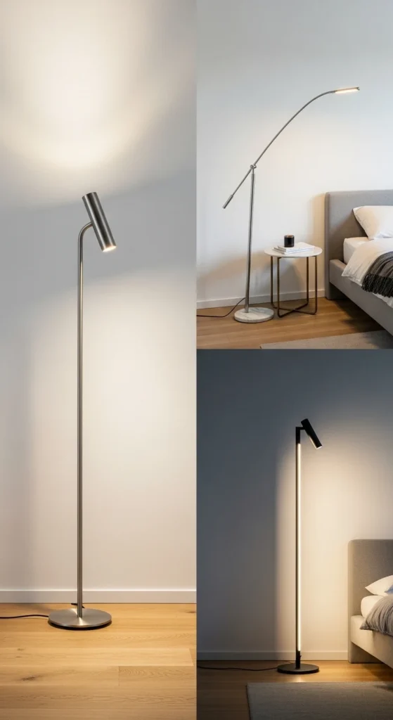 Best Types of Sleek Floor Lamps for Contemporary Bedrooms