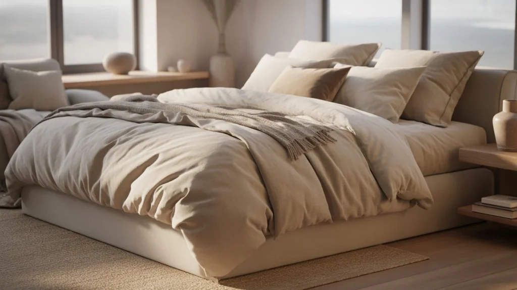 Cozy Bedding Sets for a Calm Modern Bedroom