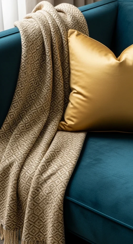 Gold Textiles and Decorative Accessories