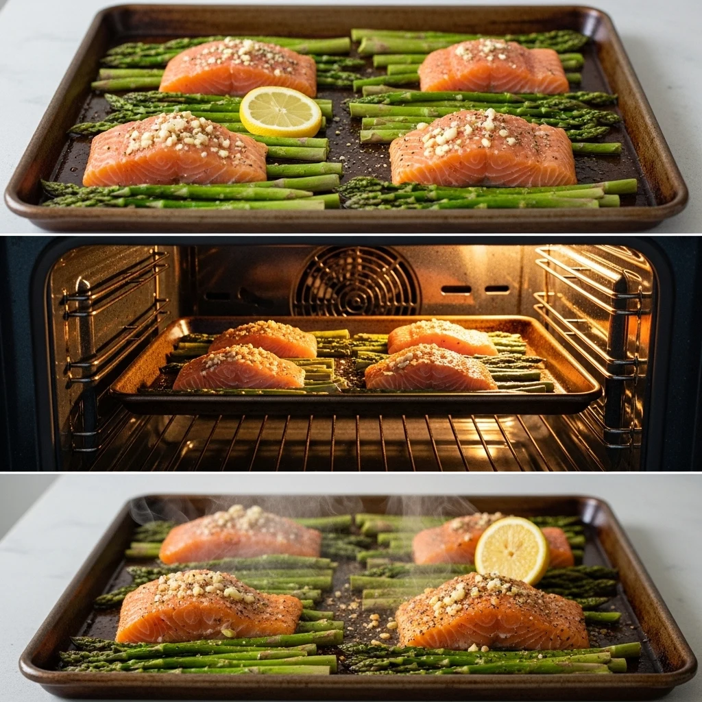 How to Make Easy Healthy Sheet Pan Salmon and Asparagus