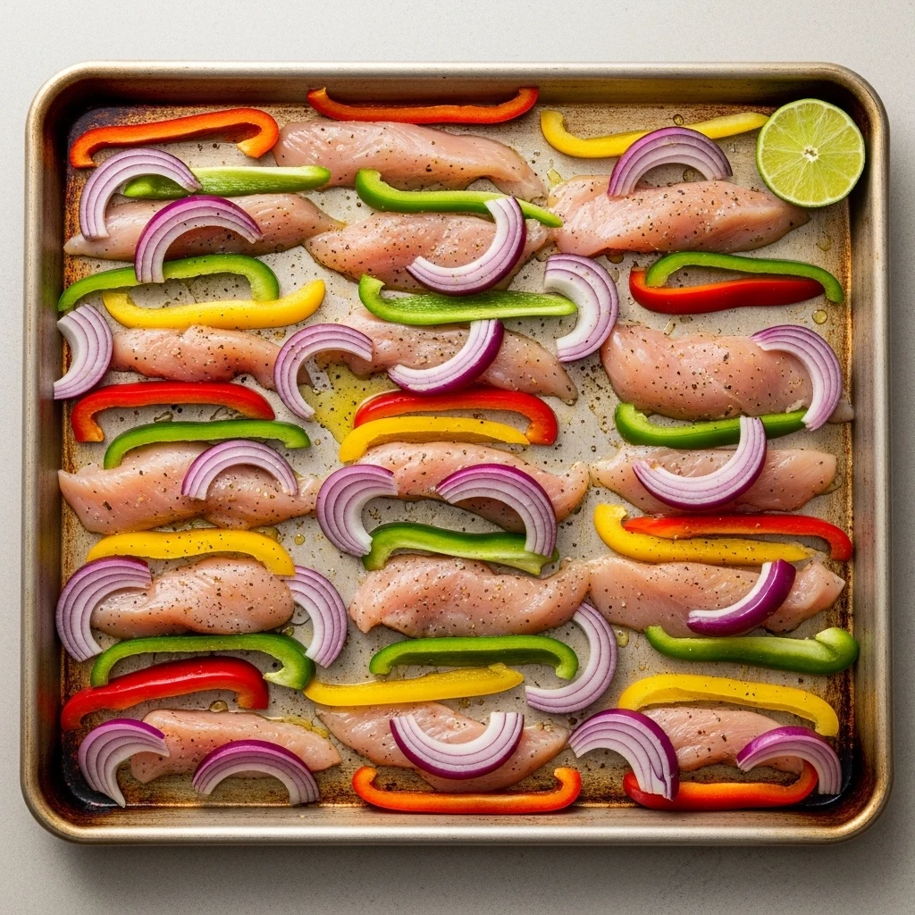 How to Make Sheet Pan Chicken Fajitas