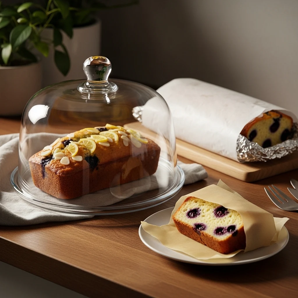 How to Store Your Lemon Blueberry Loaf