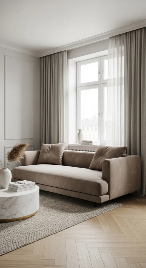 Low Profile Sofas Open Up the Room