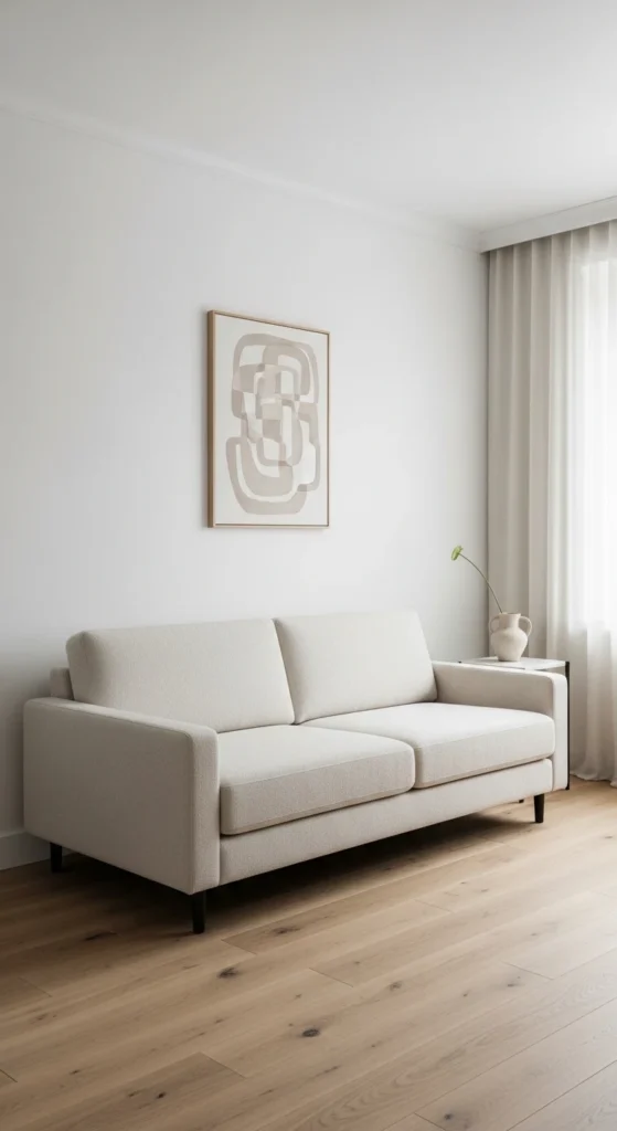 Minimalist Design Keeps the Room Calm