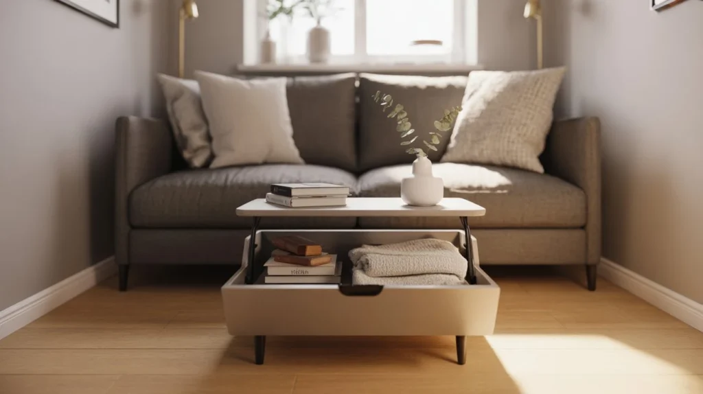 Small Coffee Tables With Storage for Small Spaces