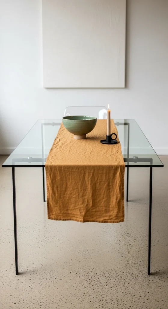 Styling a Glass Dining Table Without Cluttering It