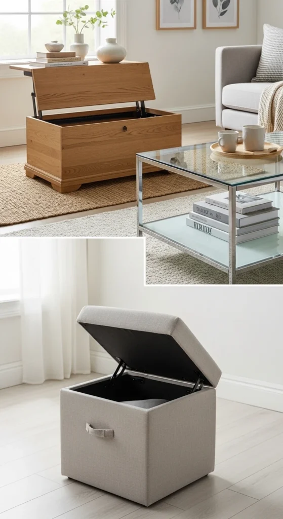 Types of Small Coffee Tables With Storage