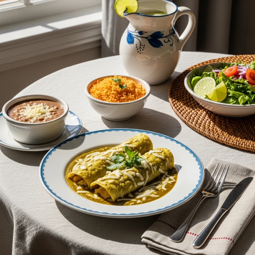 What to Serve with Chicken Enchiladas