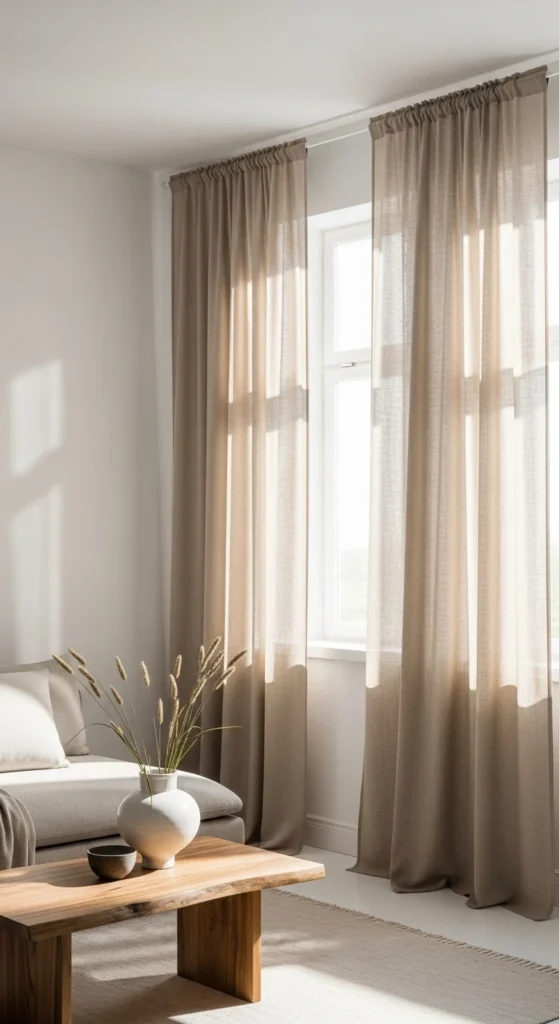 Why Linen Curtains Work for Minimalist Spaces