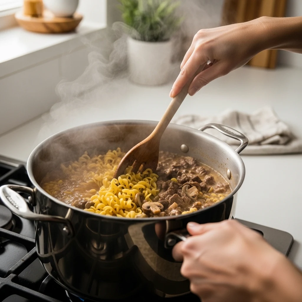 Why One Pot Beef Stroganoff Works So Well