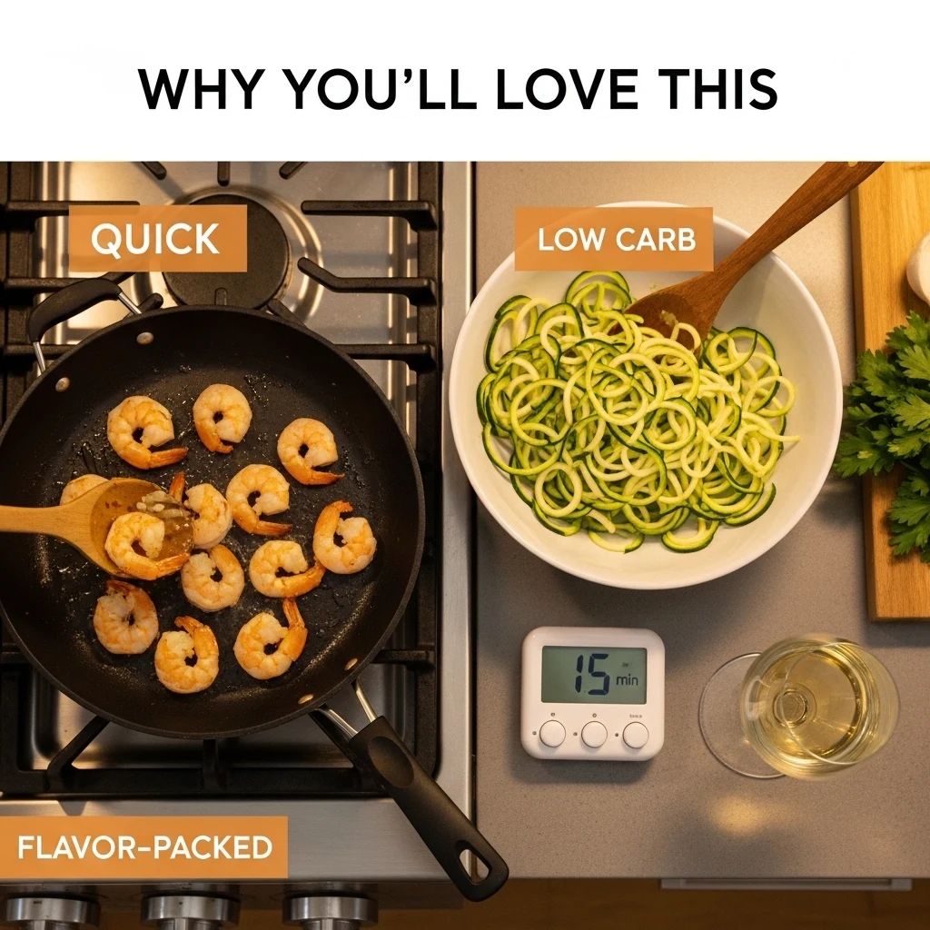 Why You’ll Love This Easy Shrimp Scampi with Zucchini Noodles