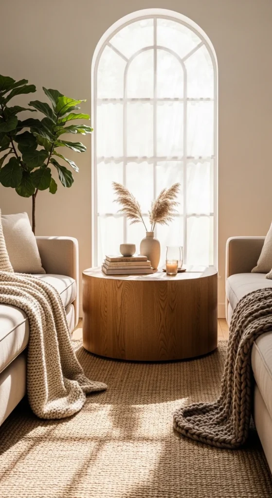 Why a Round Coffee Table Works Wonders in Corners