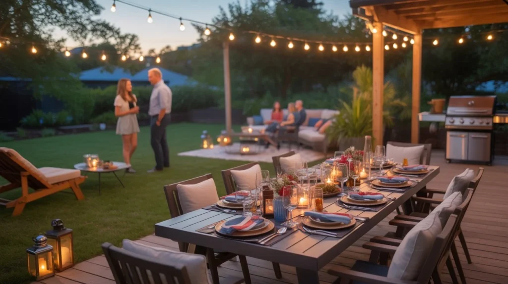 Backyard Party Lighting Ideas for Memorial Day