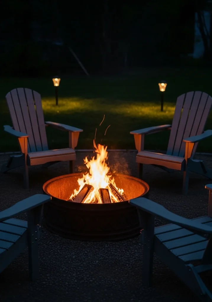 Fire Pit Lighting: The Natural Gathering Point
