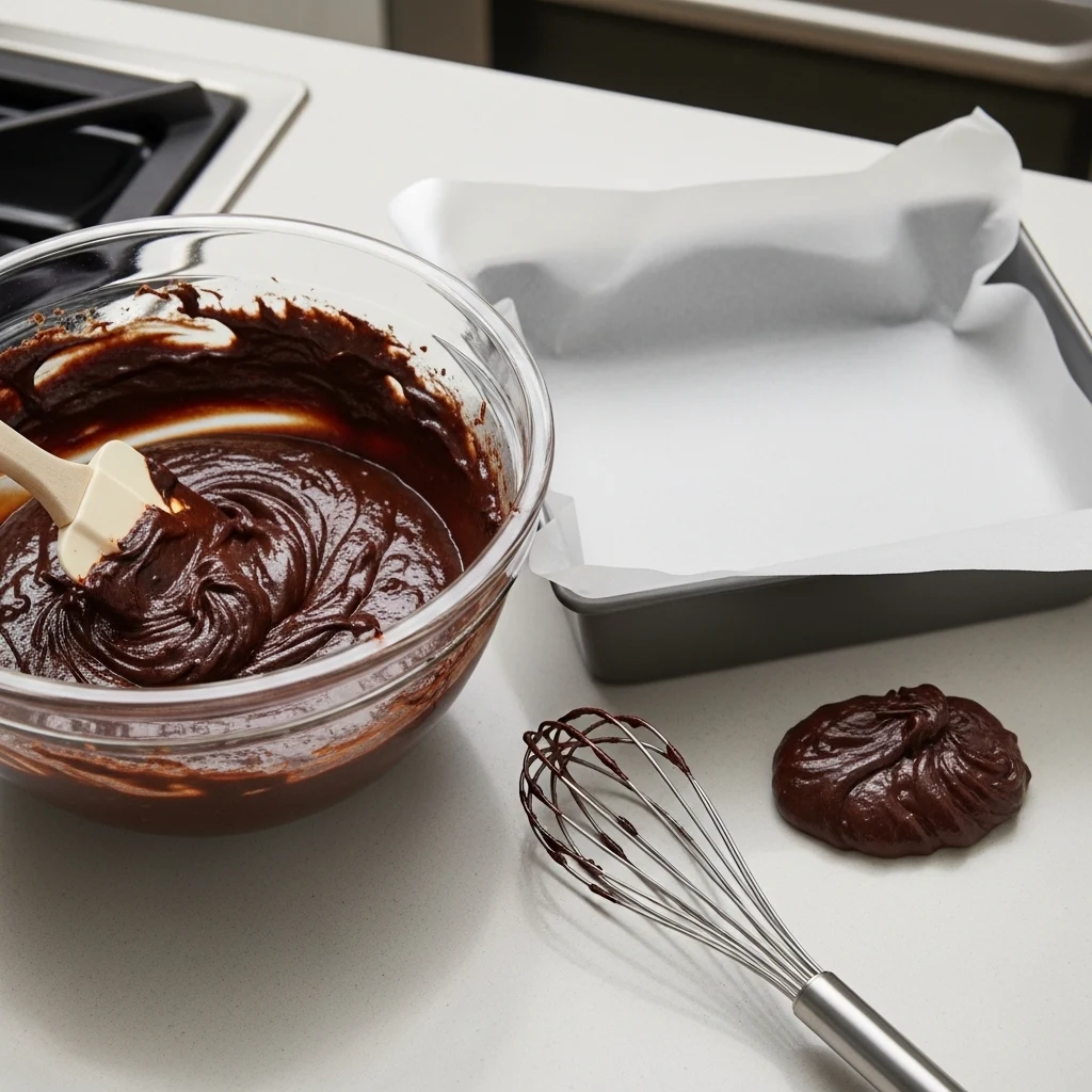 How to Make Fudgy Cocoa Powder Brownies: Step by Step