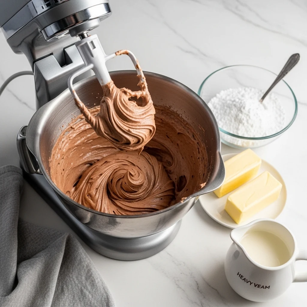How to Make the Chocolate Buttercream