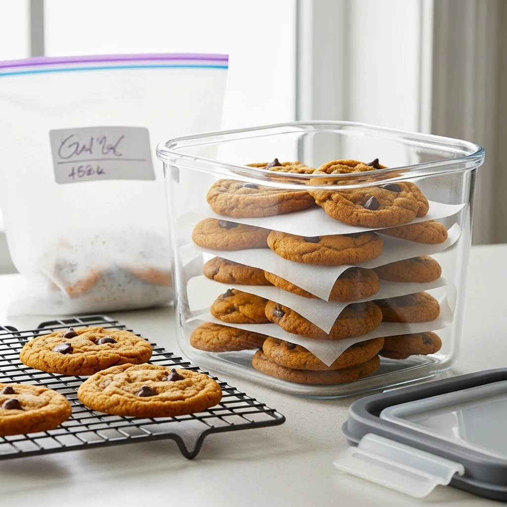 How to Store Pumpkin Chocolate Chip Cookies