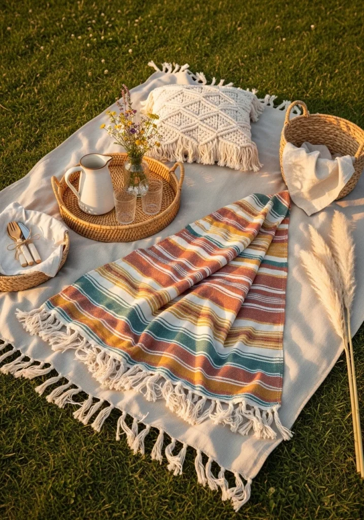 How to Style Your Boho Picnic Setup for Memorial Day