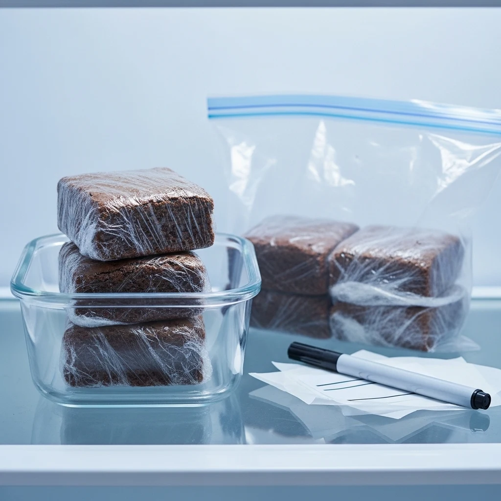 Storing and Freezing Your Brownies