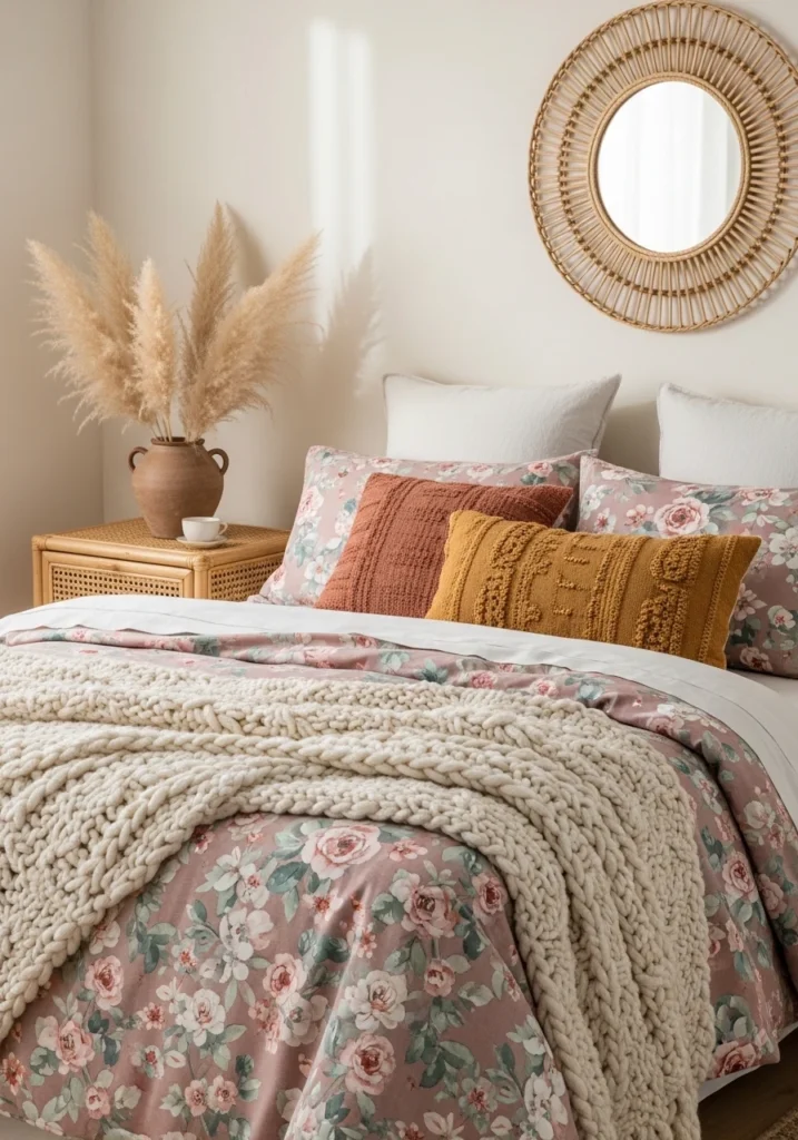 How to Style Your Boho Floral Bedding for Maximum Impact