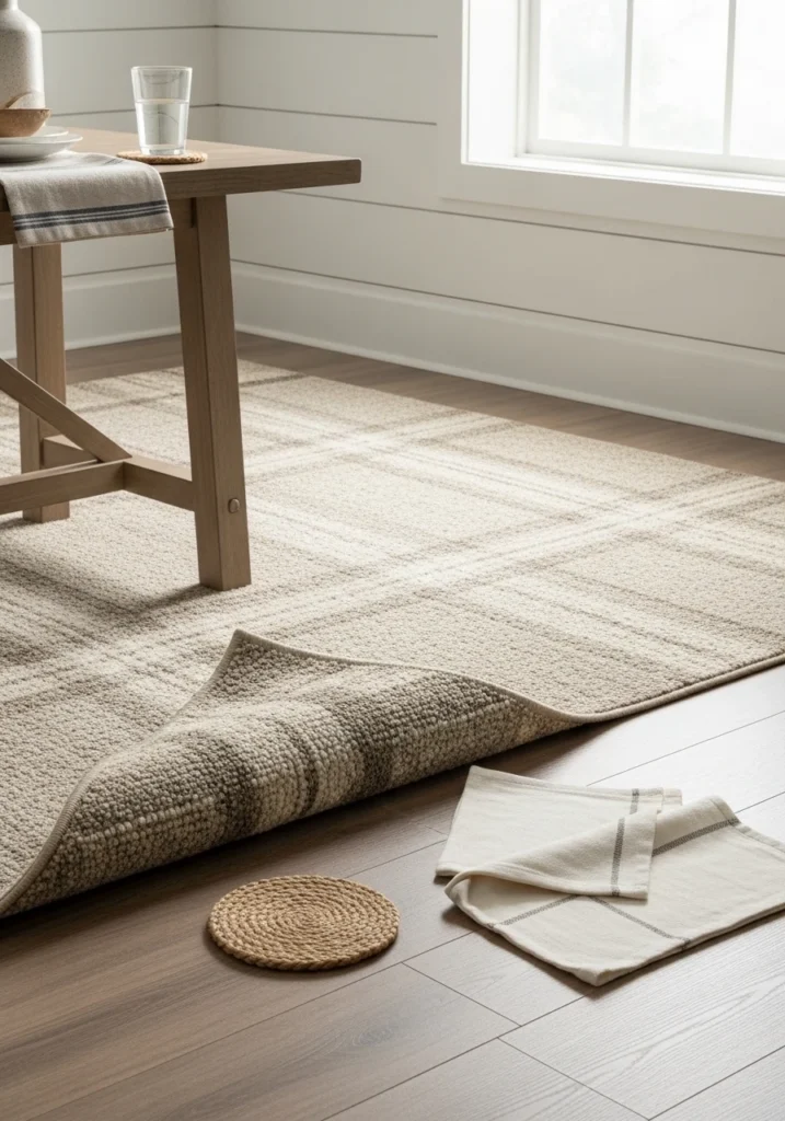 The Best Materials for a Dining Room Farmhouse Rug