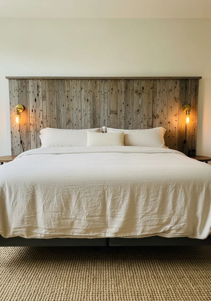 The Classic Reclaimed Wood Headboard