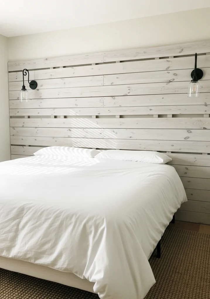 The Shiplap or Board-and-Batten Headboard