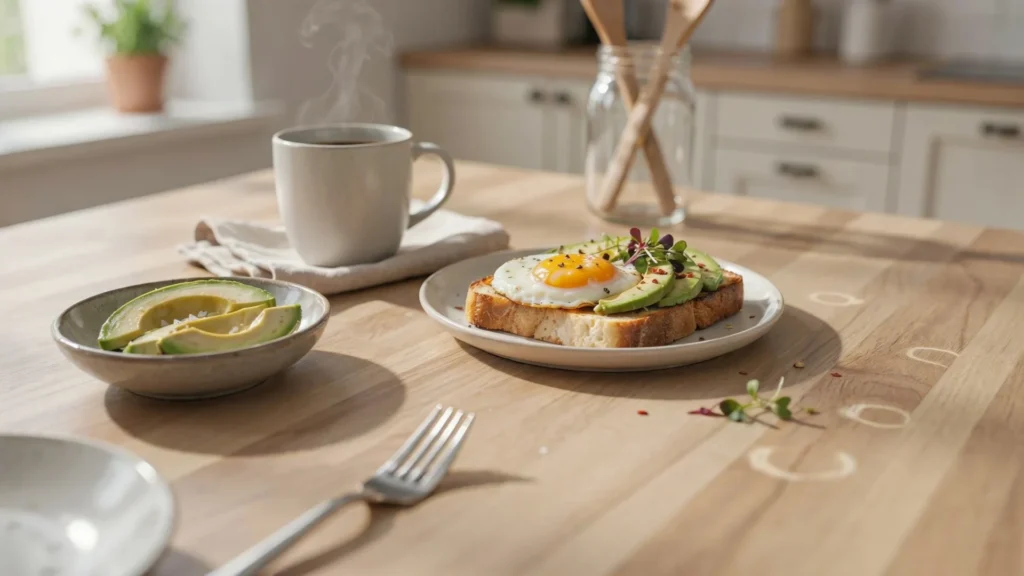 Avocado Egg Toast for a Quick Healthy Breakfast