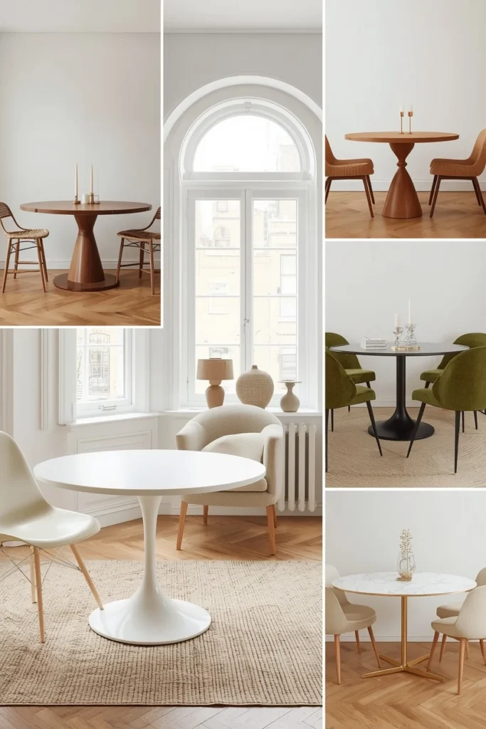 Best Round Dining Table Styles for Cozy Apartments